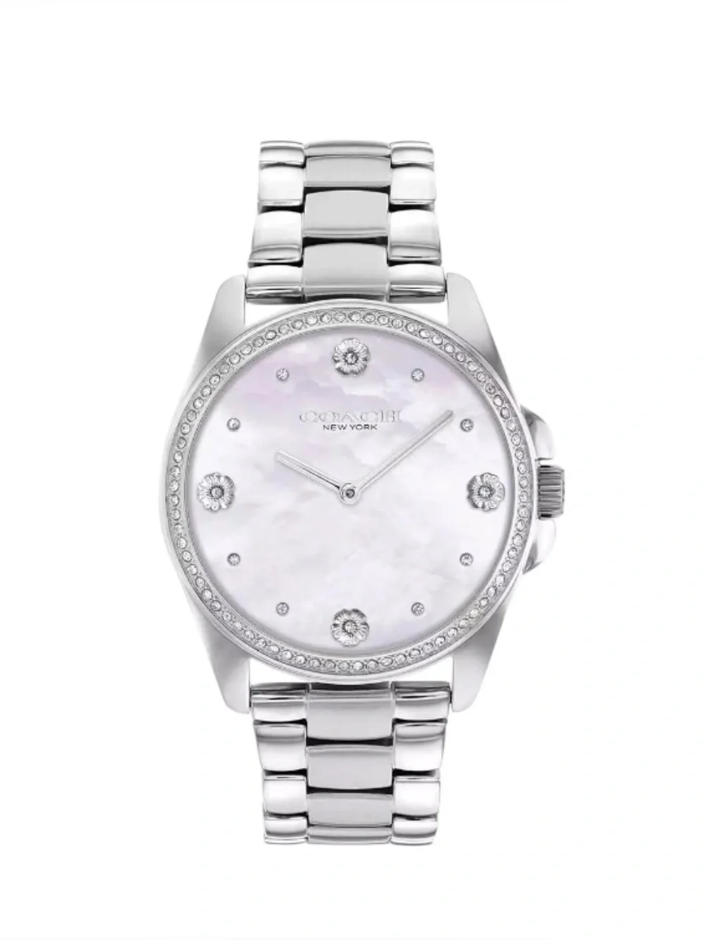 Coach Greyson Women's Watch Stainless Steel Strap - Grey Dial 14504108